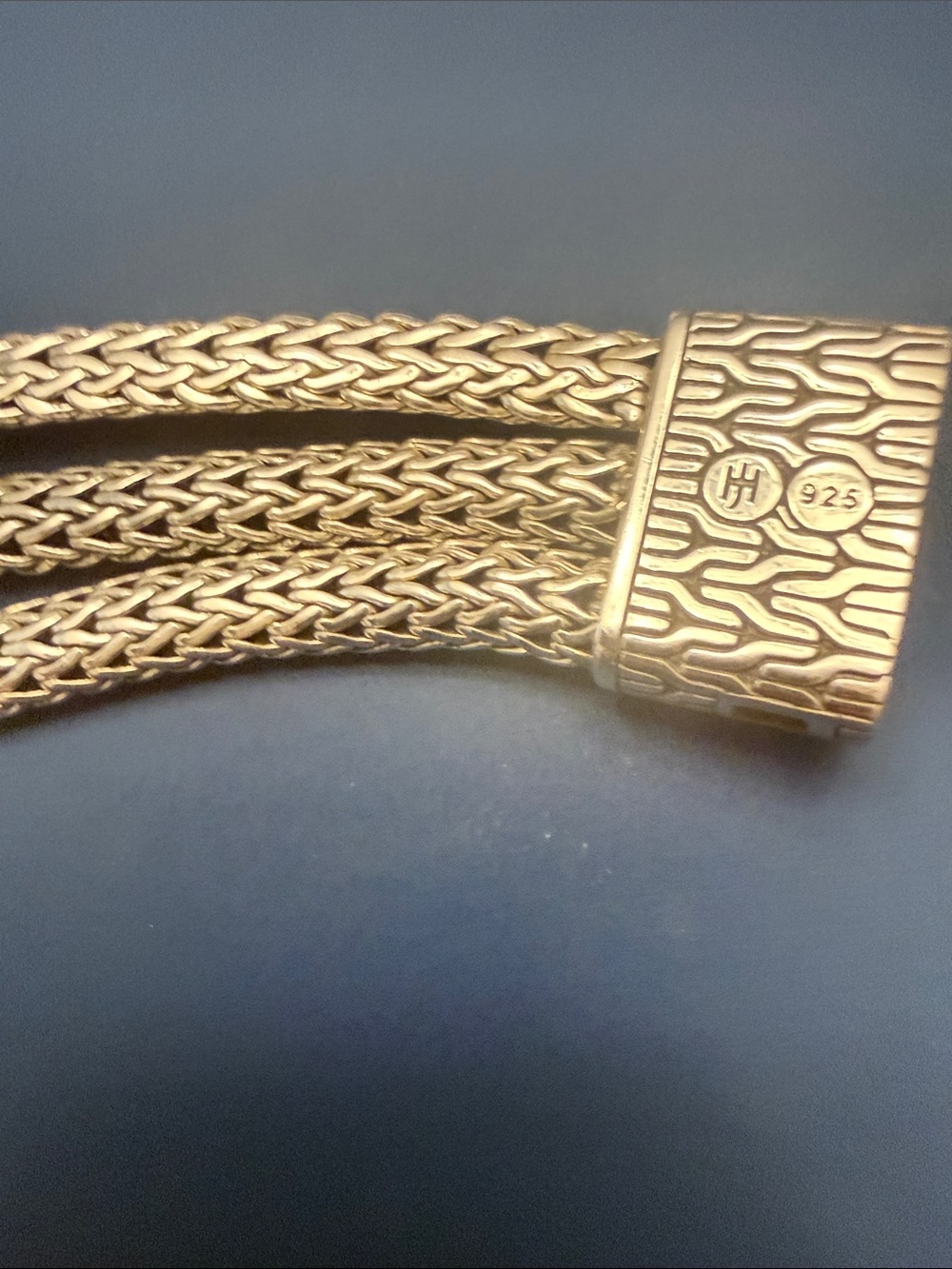 John Hardy Braided Sterling Silver Multi-Strand Bracelet - Picture 2 of 3